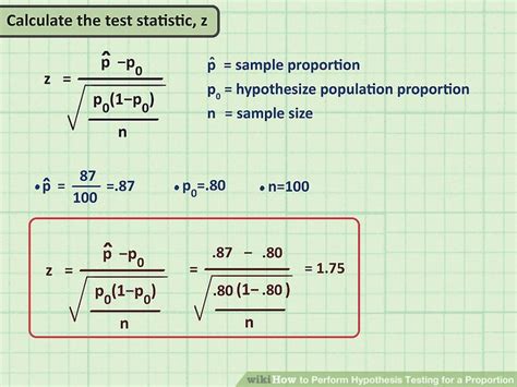 Testing Hypothesis Proportion