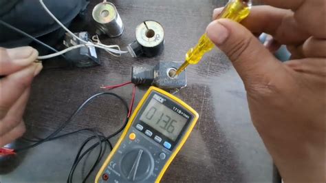 testing solenoid multimeter