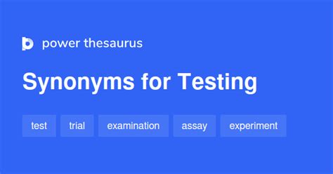 Testing Synonym Definition