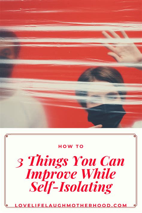 testing while self isolating