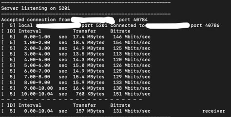 Testing Internal Network Speed via iperf3 SteveYi