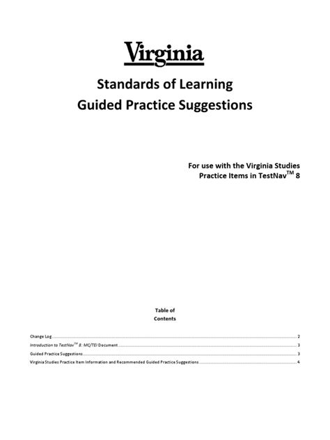 Testnav Practice Virginia