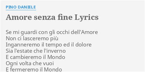 Incredible Testo Amore Senza Fine Going Viral