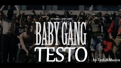 testo baby gang 167