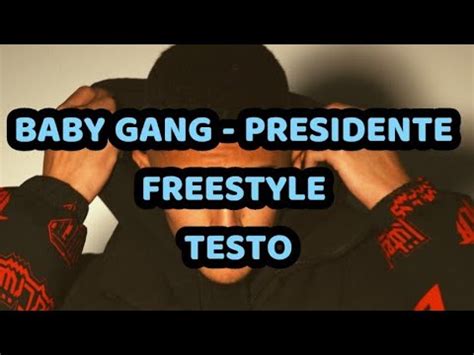 testo baby gang freestyle