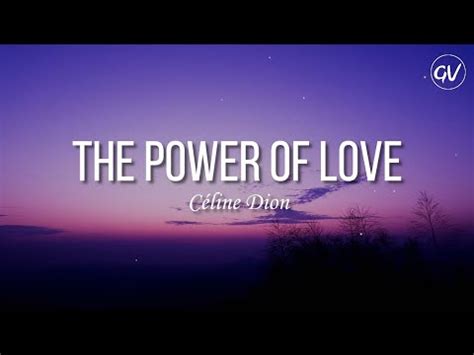 testo the power of love celine dion