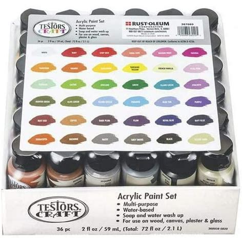 Testors Acrylic Paint Set