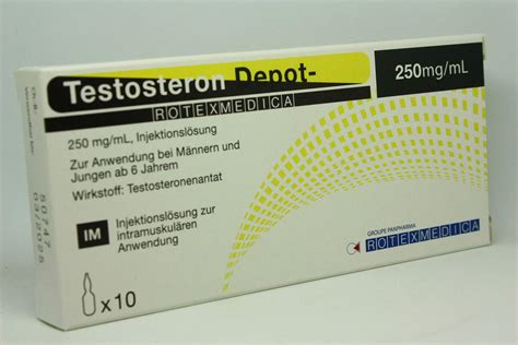 Testosterone Enanthate 250mg/1ml, Rotexmedica Germany STEROID
