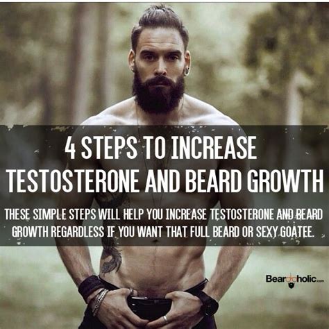 Testosterone Boost Beard Growth