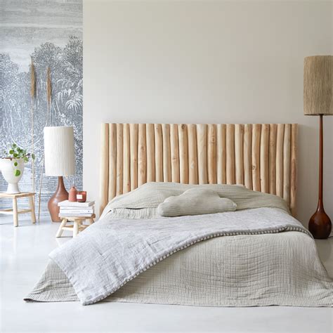 Tête de lit bois 180 cm contemporaine marque amadeus