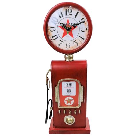 Texaco Gas Pump Clock