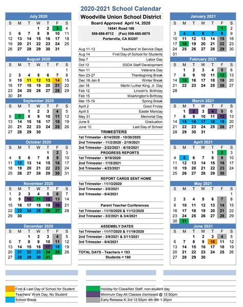 Texas Tech Academic Calendar 2024-21