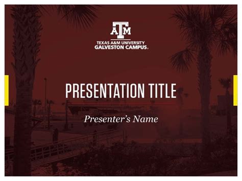 texas a&m presentation template