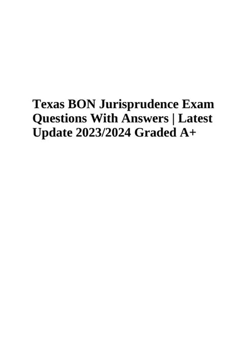 texas bon jurisprudence exam quizlet