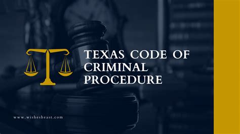 texas code of criminal procedure 2024