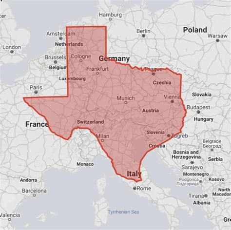 texas compared to switzerland