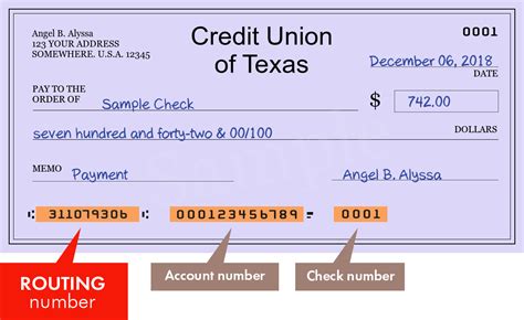 texas credit union of texas routing number