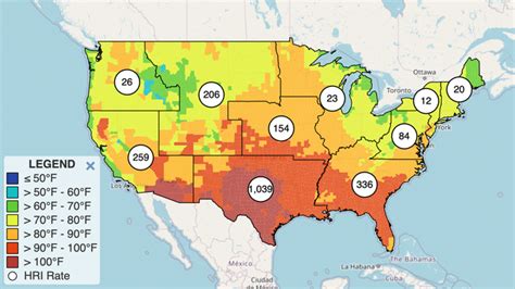 texas heat death rate