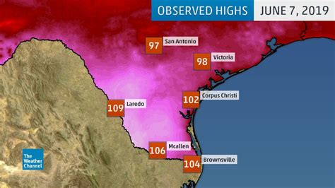 texas heat wave temperature relief