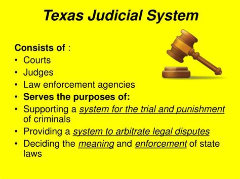 Texas Judicial System in Action