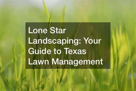 Texas Lawn Management