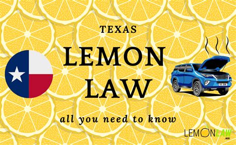 Texas Lemon Laws