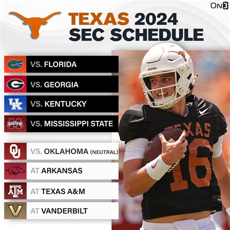 texas longhorns football schedule 2026