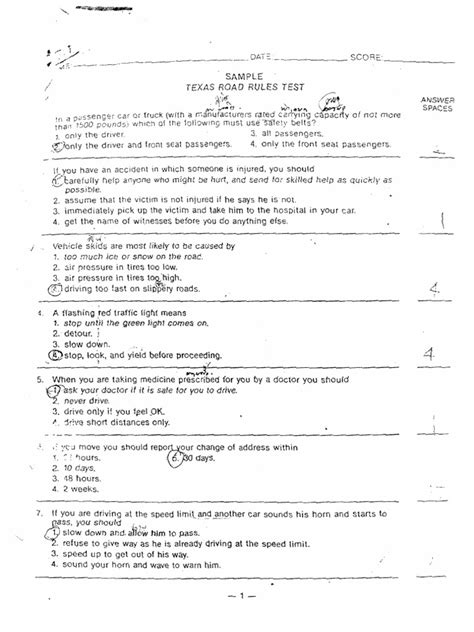 texas permit test practice