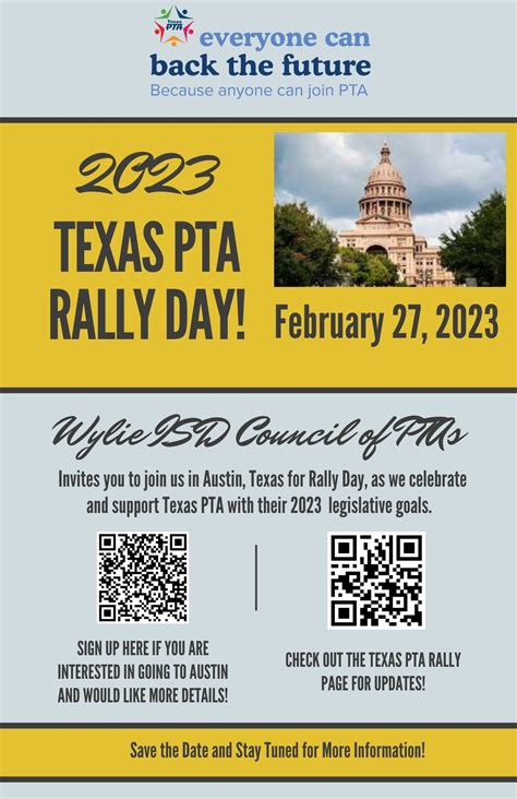 texas pta rally day 2023