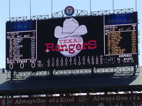 texas ranger score live