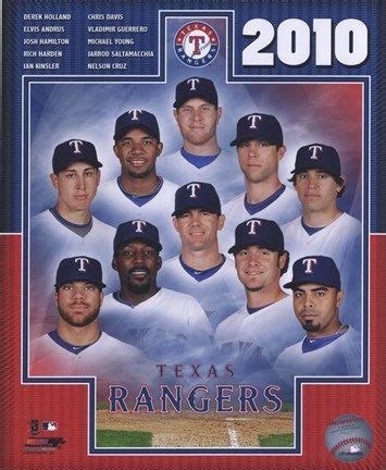 texas rangers 2010 roster