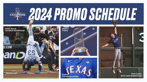 texas rangers 2024 promotions schedule