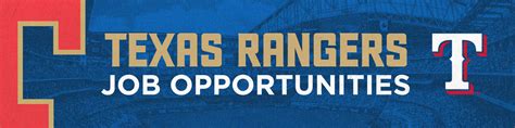 texas rangers employment opportunities
