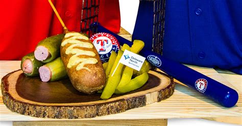 texas rangers food menu