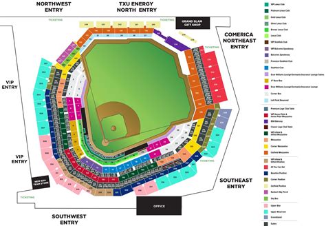 texas rangers globe life field seat view