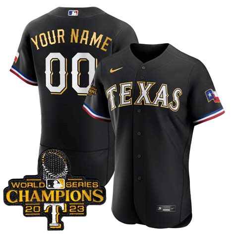 texas rangers gold trimmed jersey