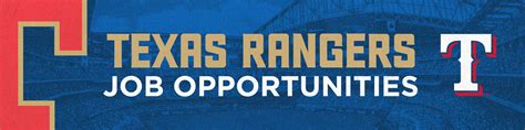 texas rangers job opportunities