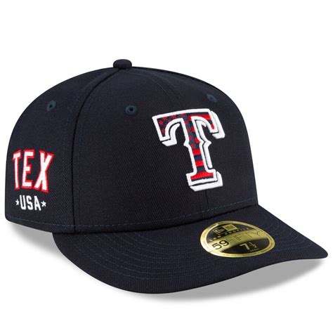 texas rangers low profile fitted hat
