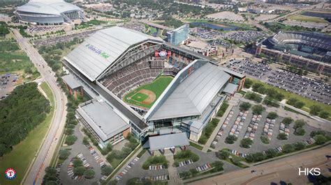 texas rangers new stadium construction
