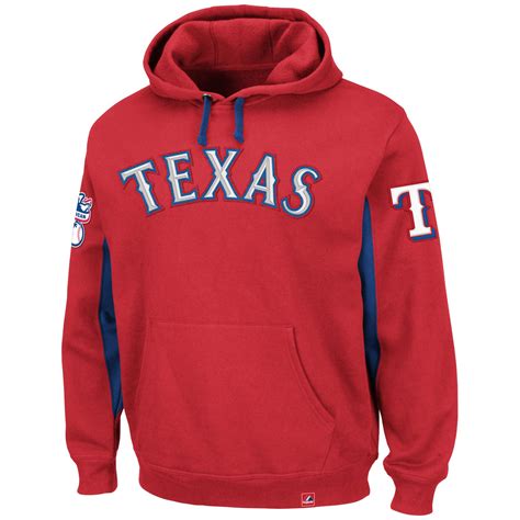 texas rangers red hoodie