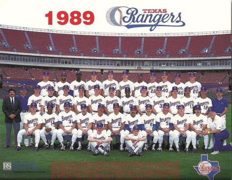 texas rangers roster 1989