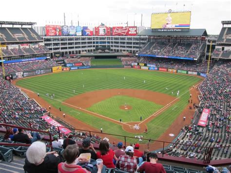 texas rangers stadium view from my seat