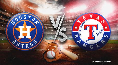 texas rangers vs houston astros standings