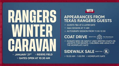 texas rangers winter caravan schedule