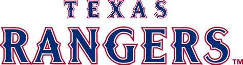 texas rangers word logo