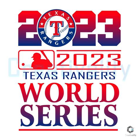 texas rangers world series 2023 svg
