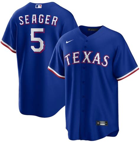 texas rangers world series jersey seager