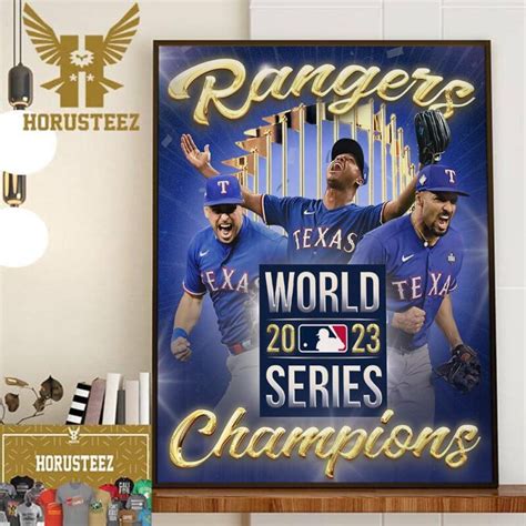 texas rangers world series poster
