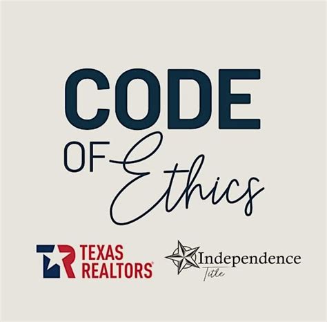 Texas Realtors Code Of Ethics