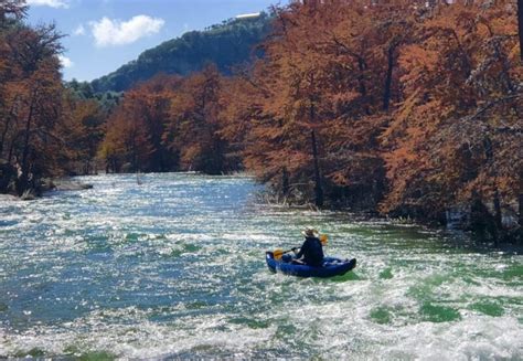 Kayaking on the Brazos River in Texas, just below the Possum Kingdom